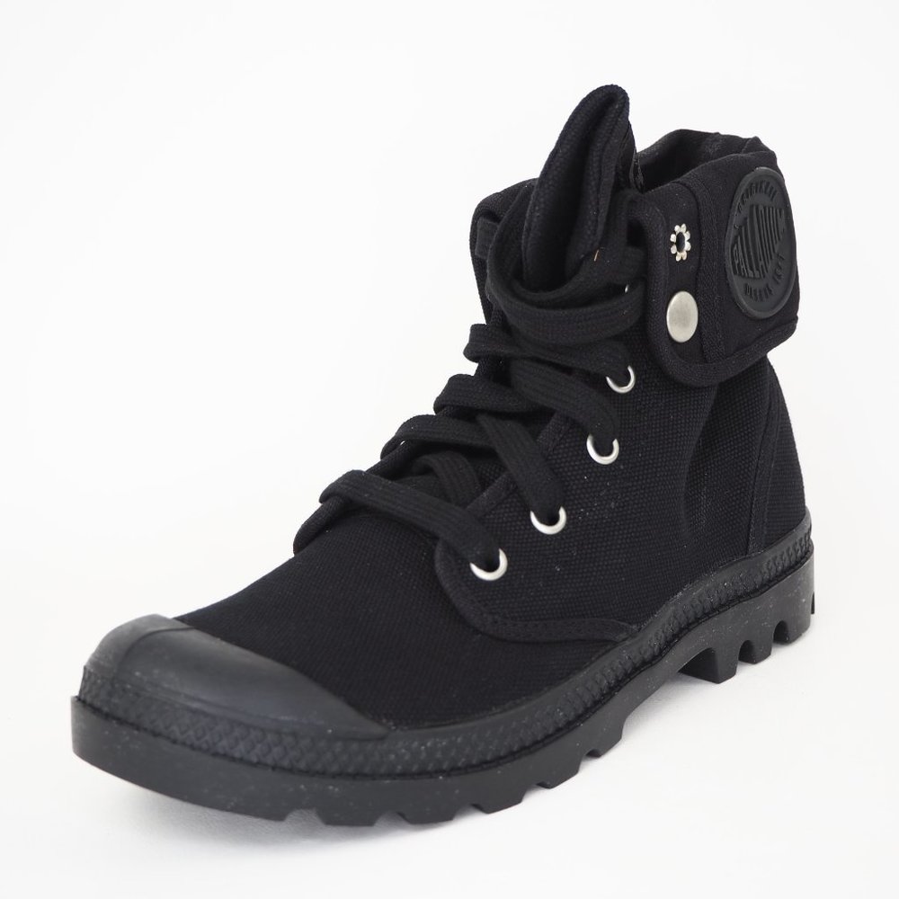 Palladium Boys Shoes Baggy Varsity Black - Picture 2 of 12